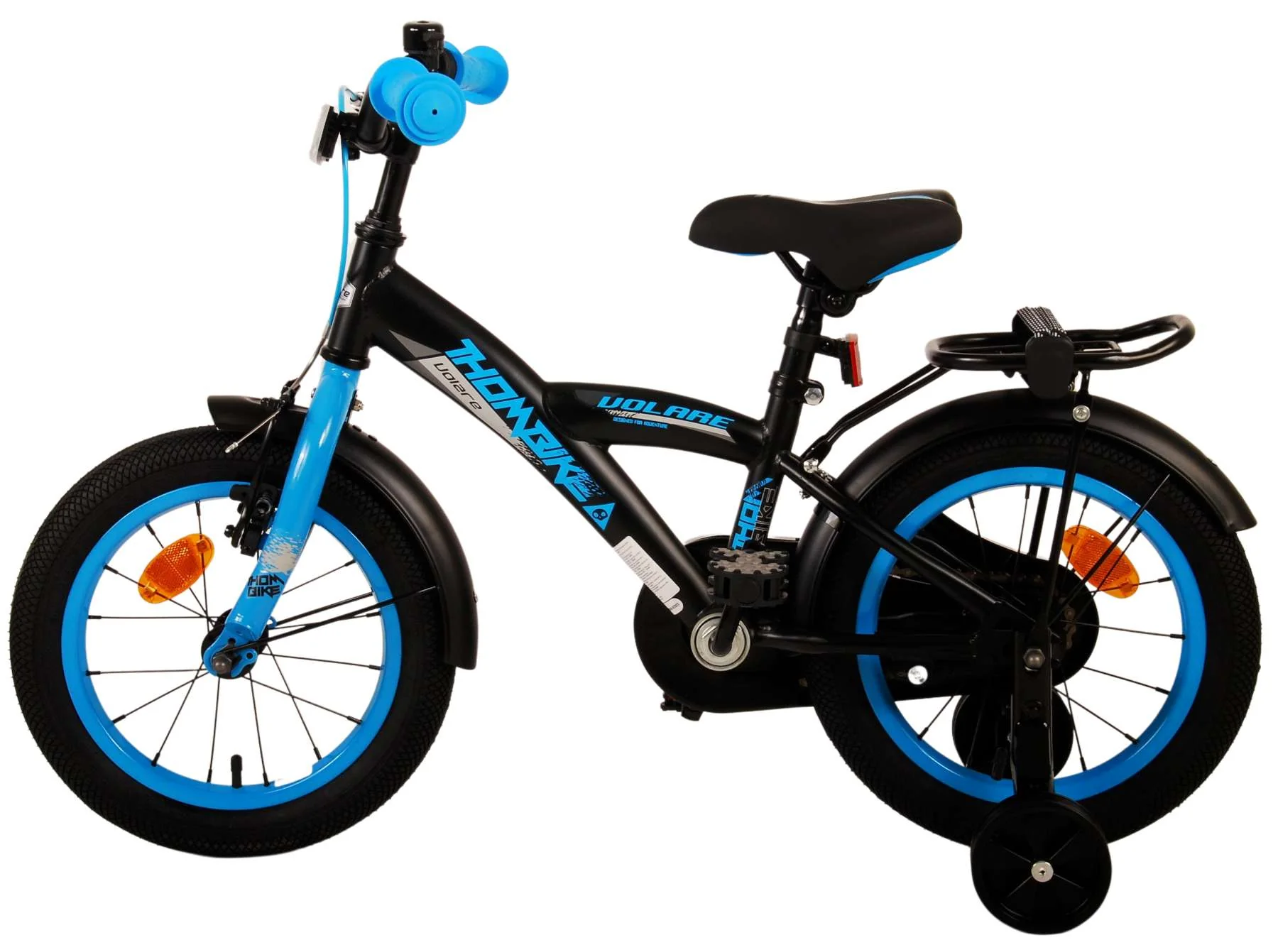Volare Thombike Kinderfiets - Jongens - 14 inch - Zwart Blauw OUTLET - Image 13