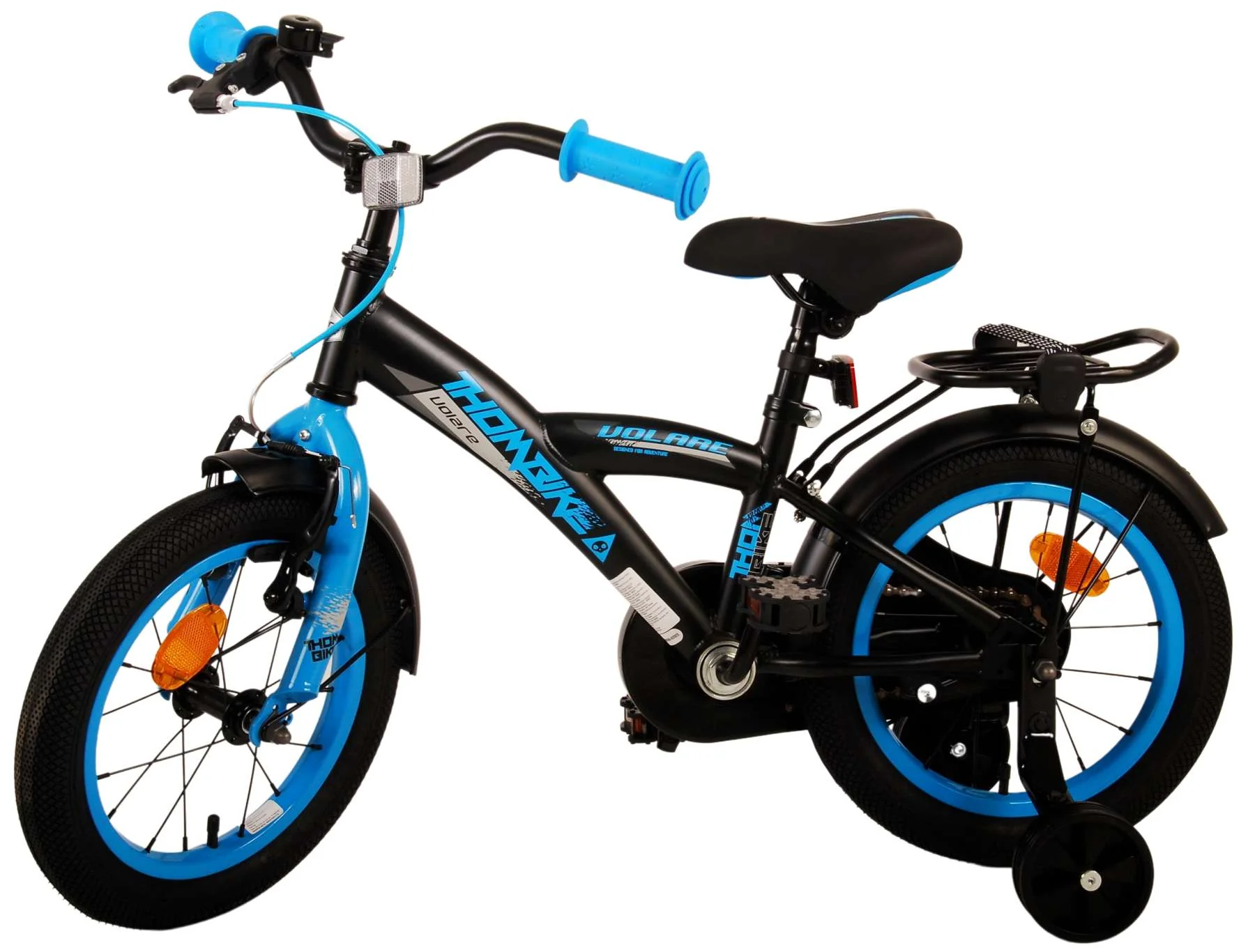 Volare Thombike Kinderfiets - Jongens - 14 inch - Zwart Blauw OUTLET - Image 14