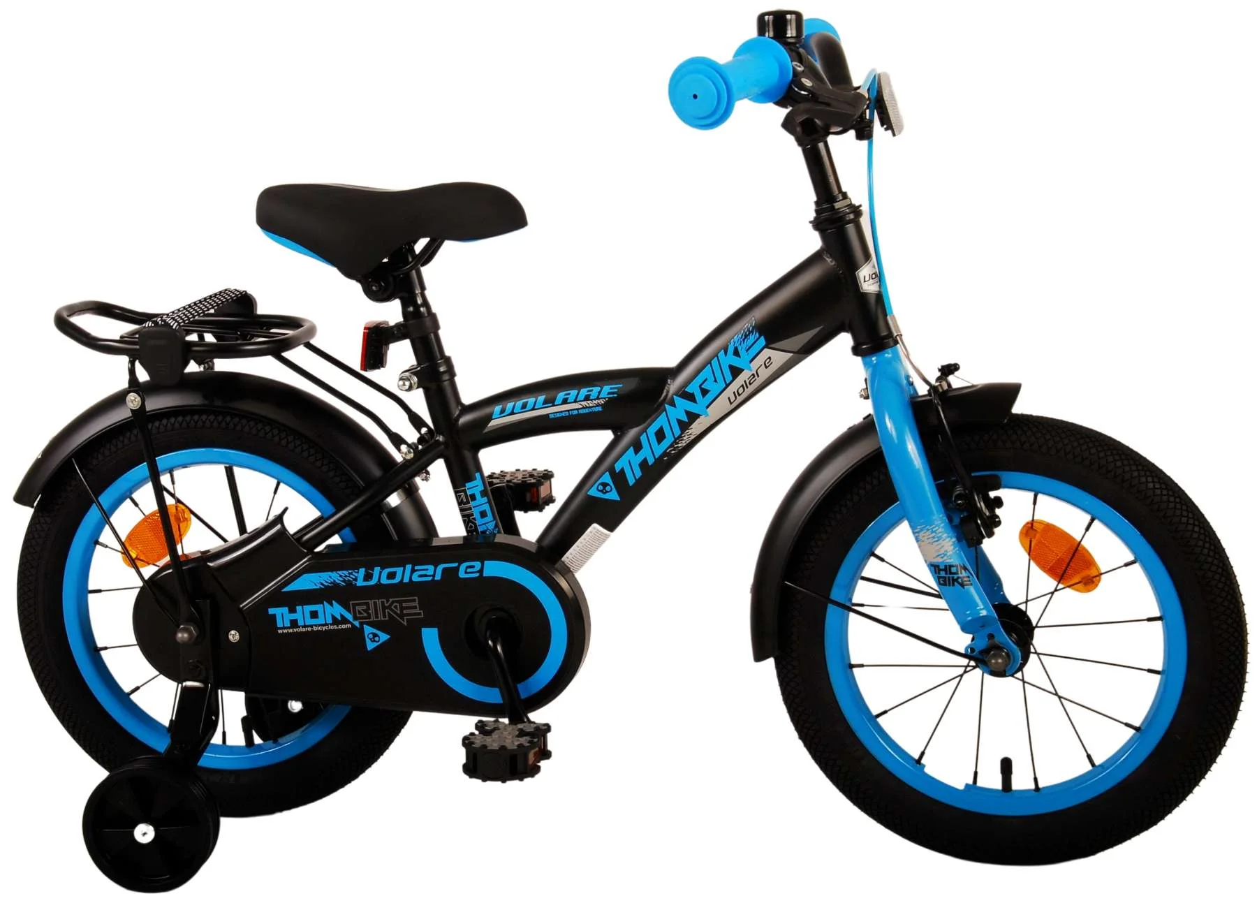 Volare Thombike Kinderfiets - Jongens - 14 inch - Zwart Blauw OUTLET - Image 2