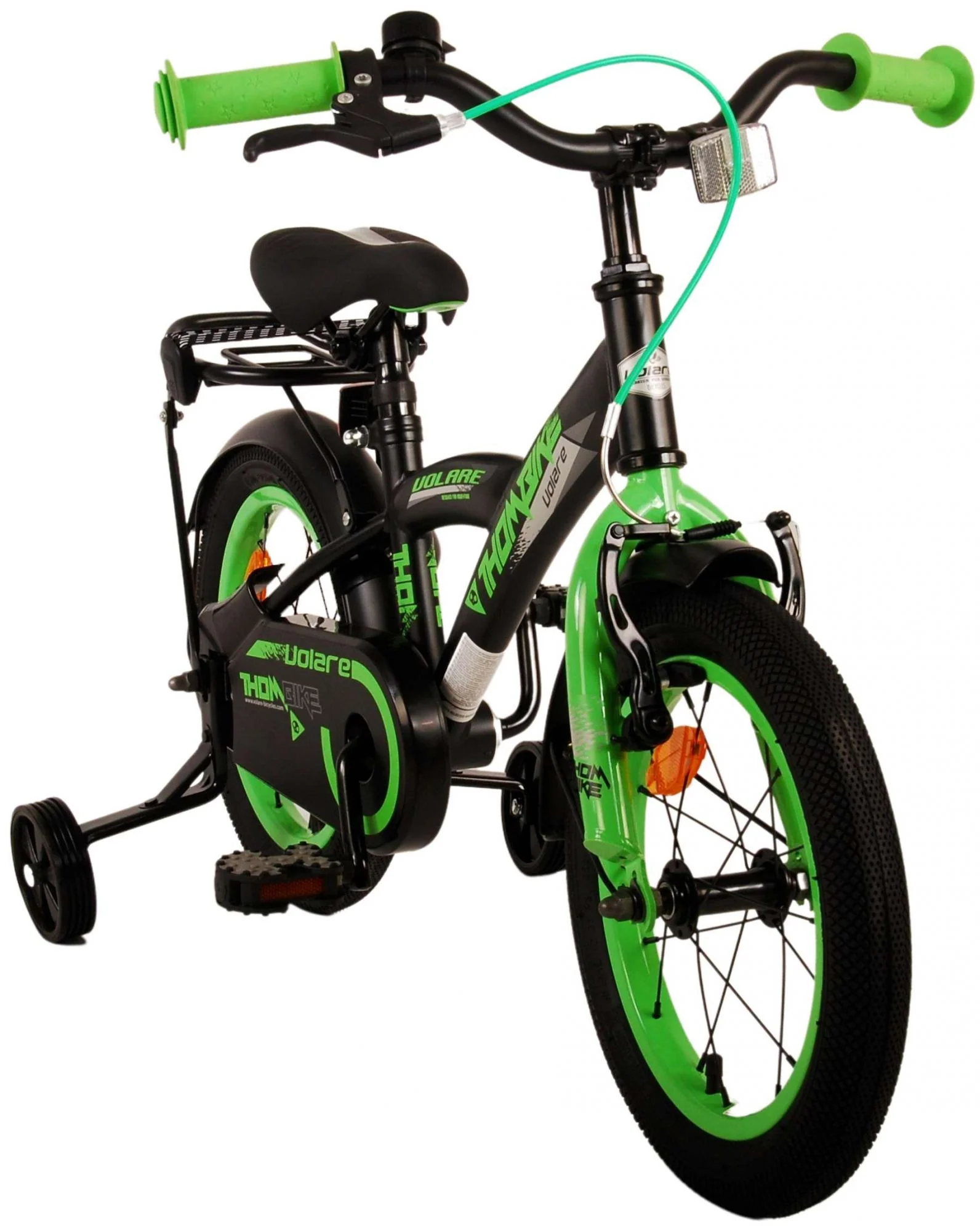Volare Thombike Kinderfiets - Jongens - 14 inch - Zwart Groen - Image 10