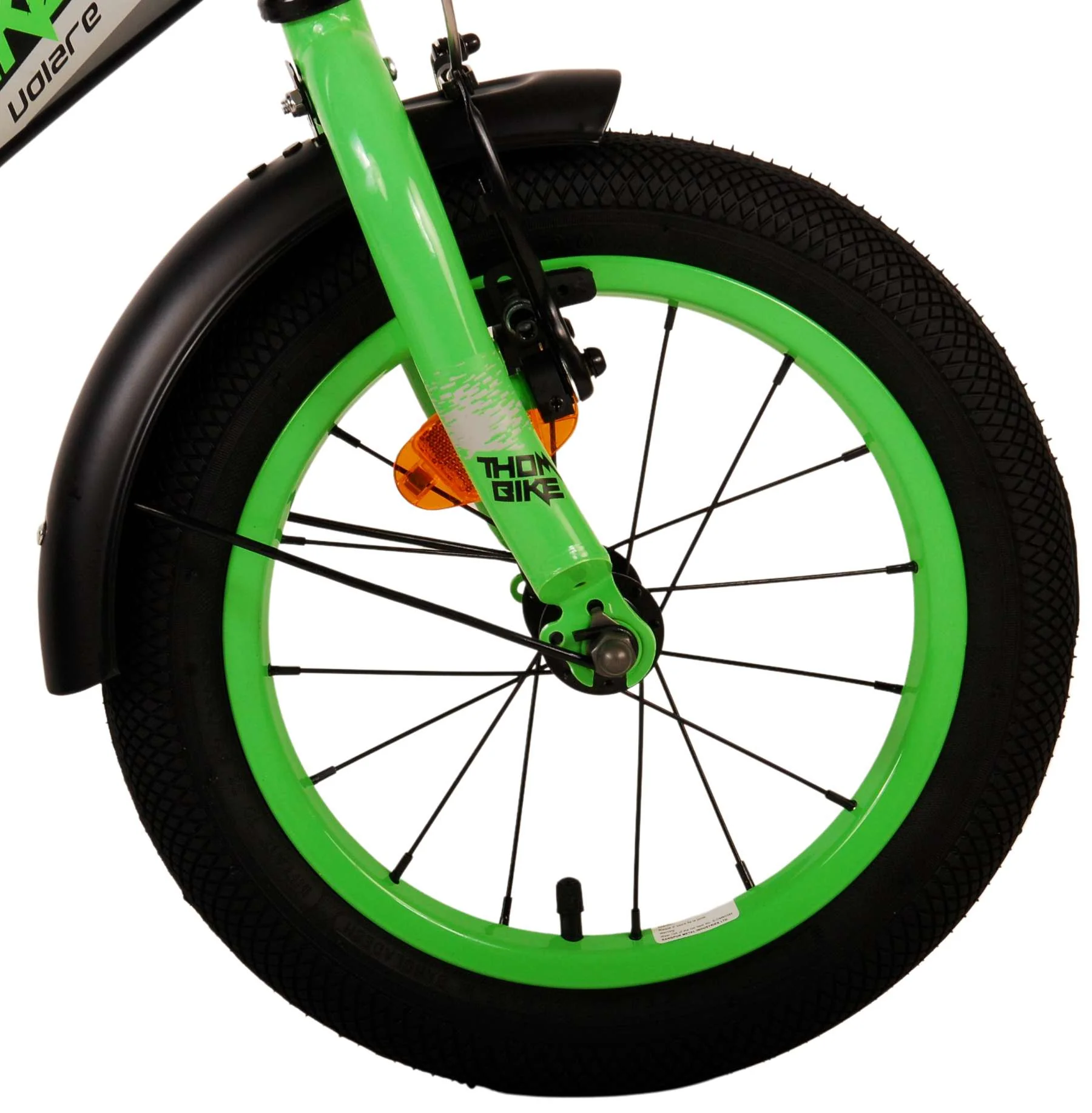 Volare Thombike Kinderfiets - Jongens - 14 inch - Zwart Groen - Image 5