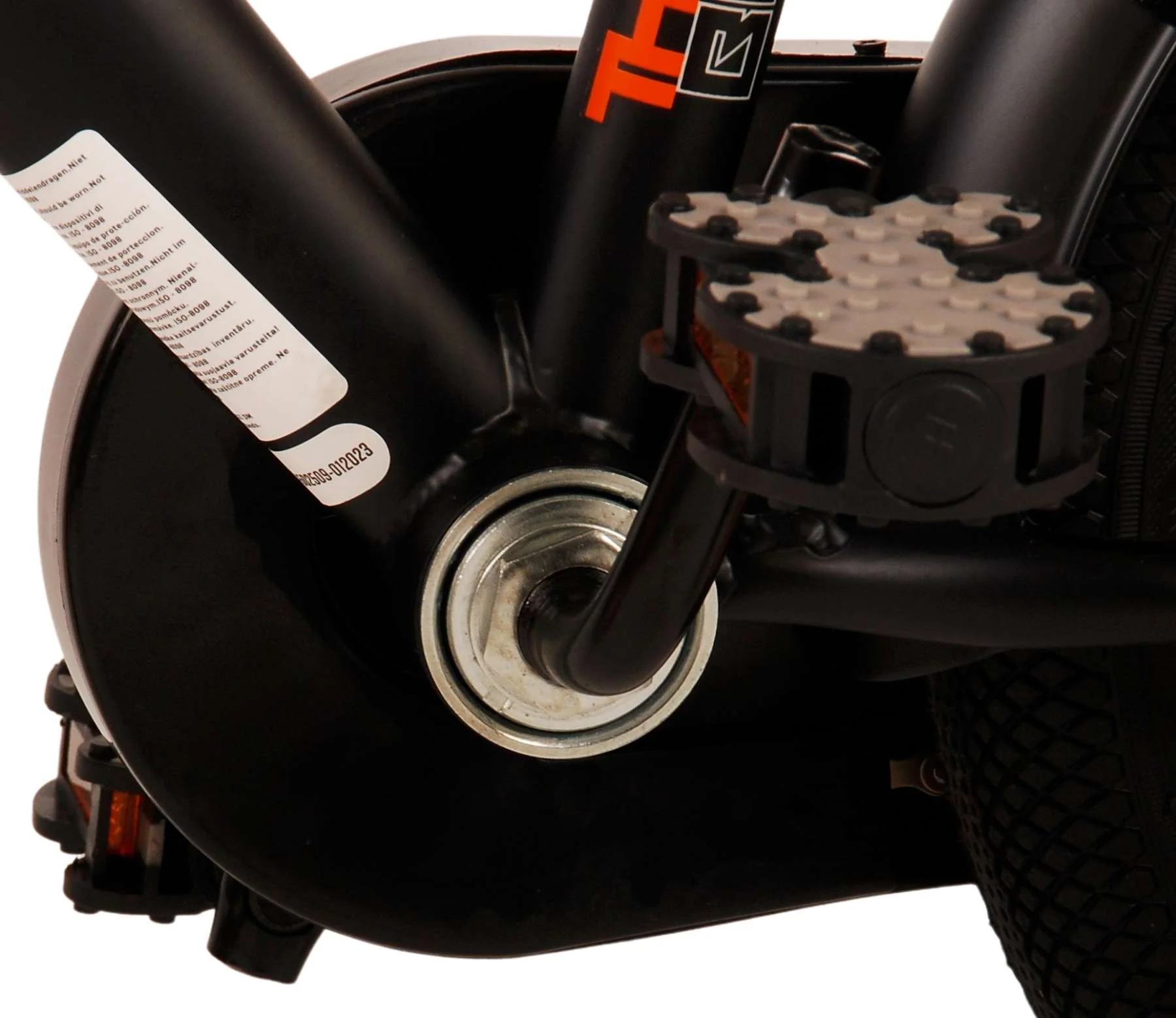 Volare Thombike Kinderfiets - Jongens - 14 inch - Zwart Oranje - Image 13