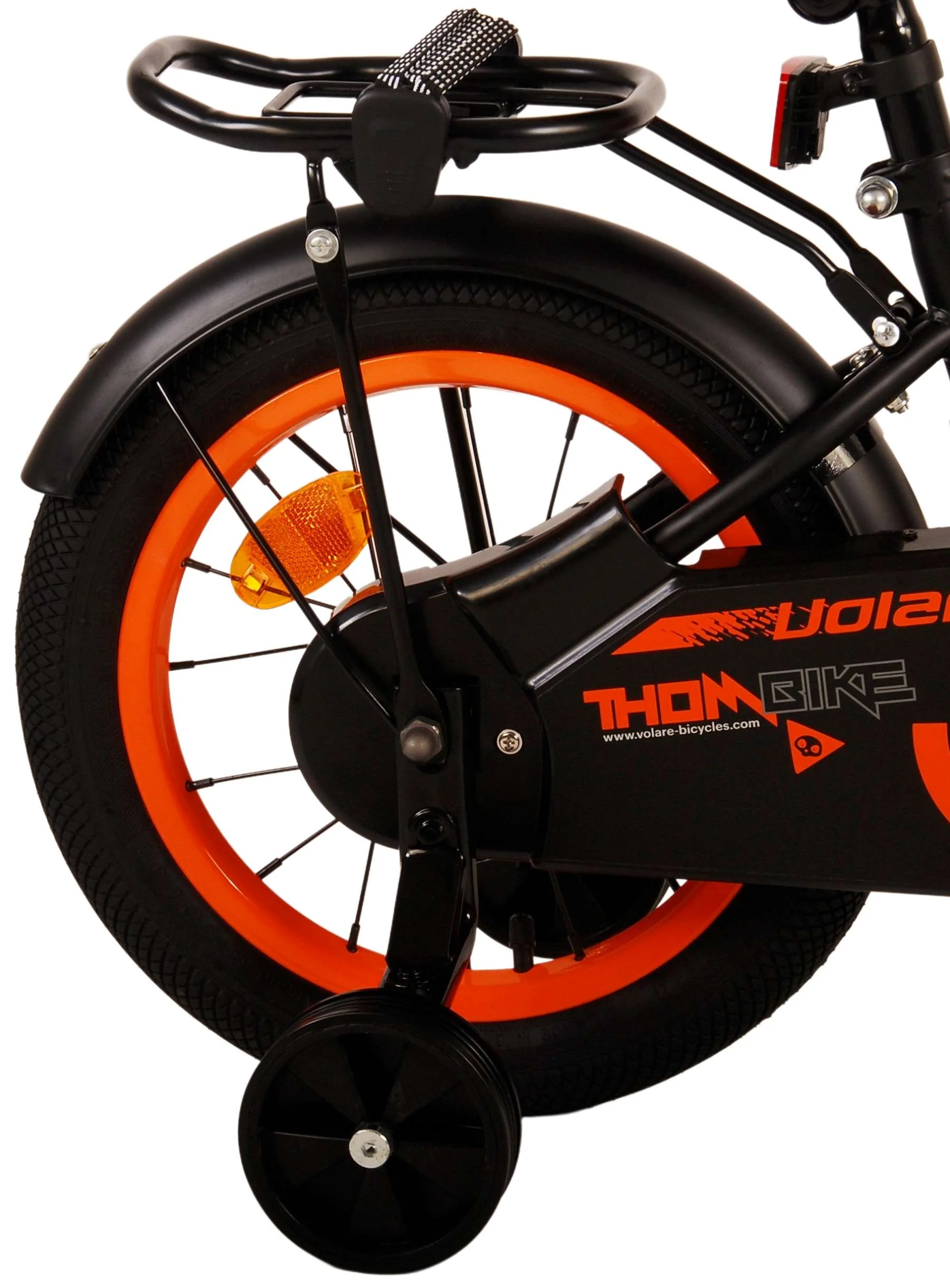 Volare Thombike Kinderfiets - Jongens - 14 inch - Zwart Oranje - Image 2