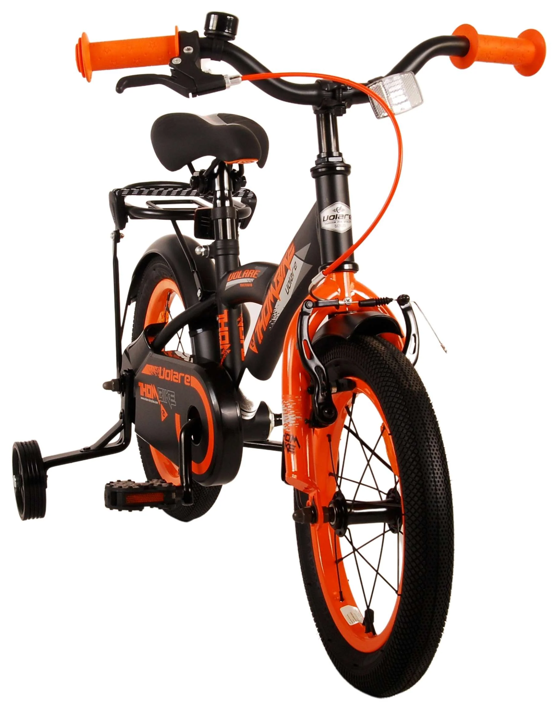 Volare Thombike Kinderfiets - Jongens - 14 inch - Zwart Oranje - Image 8