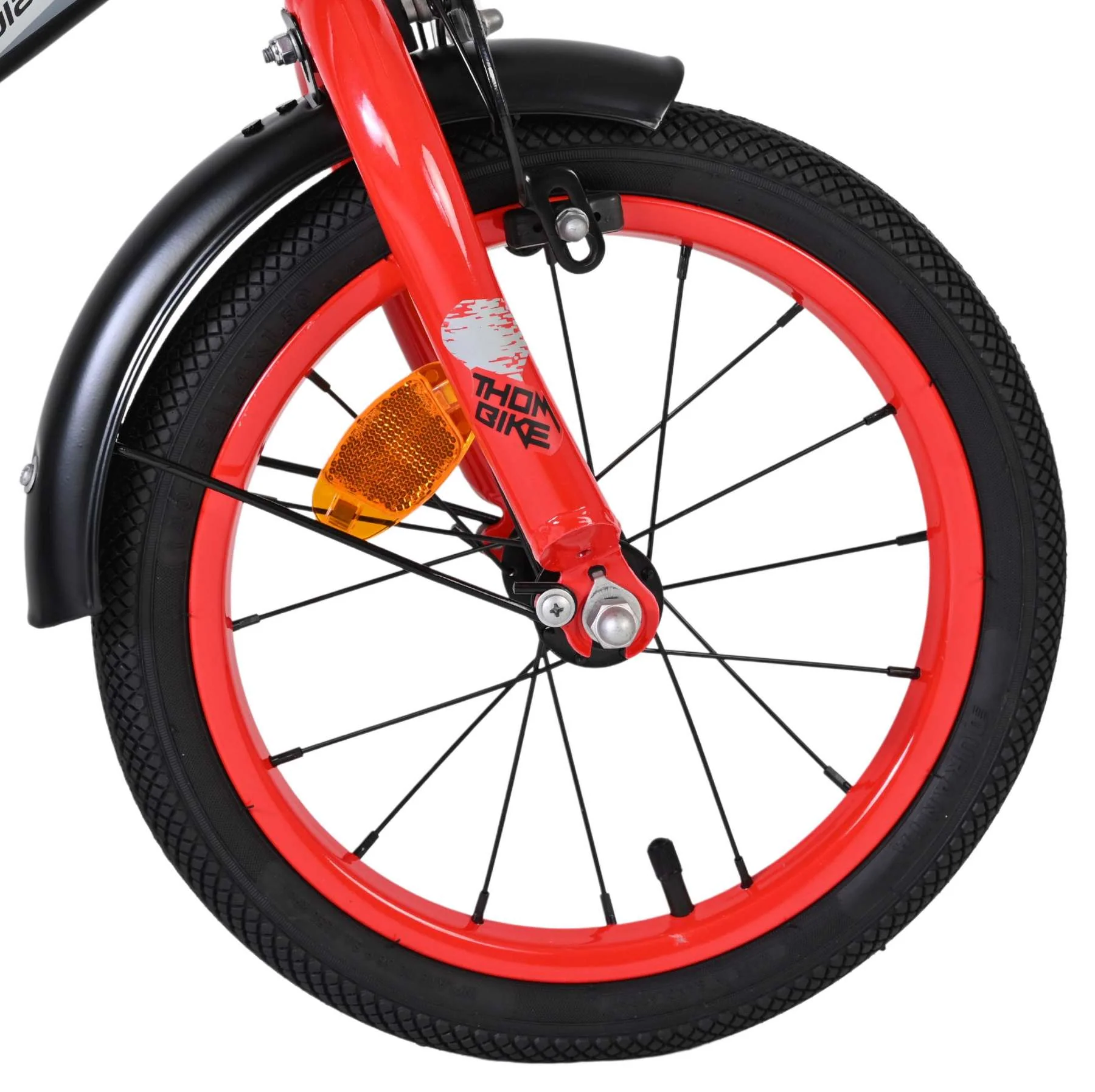Volare Thombike Kinderfiets - Jongens - 14 inch - Zwart Rood - Image 3