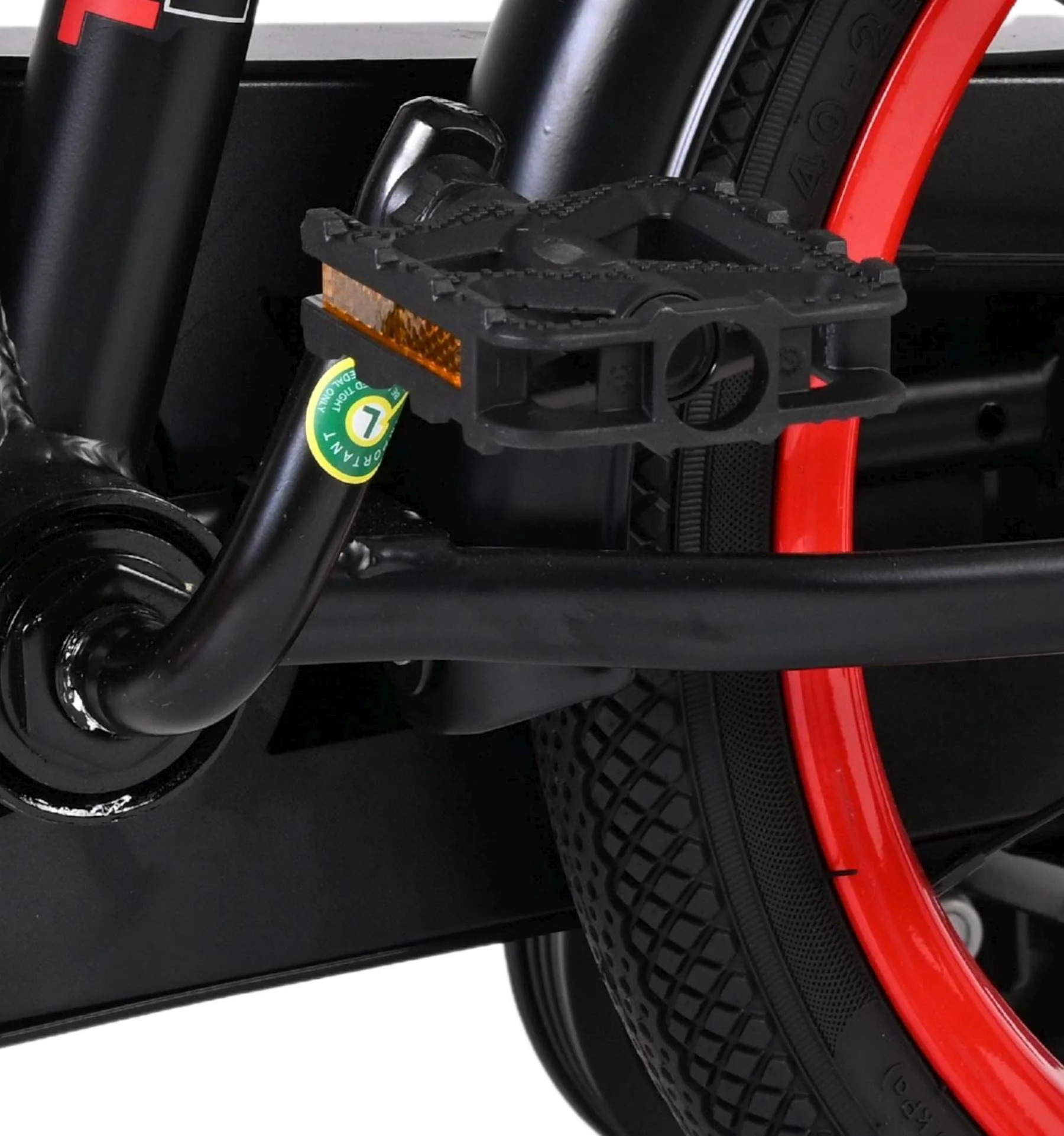 Volare Thombike Kinderfiets - Jongens - 14 inch - Zwart Rood - Image 9