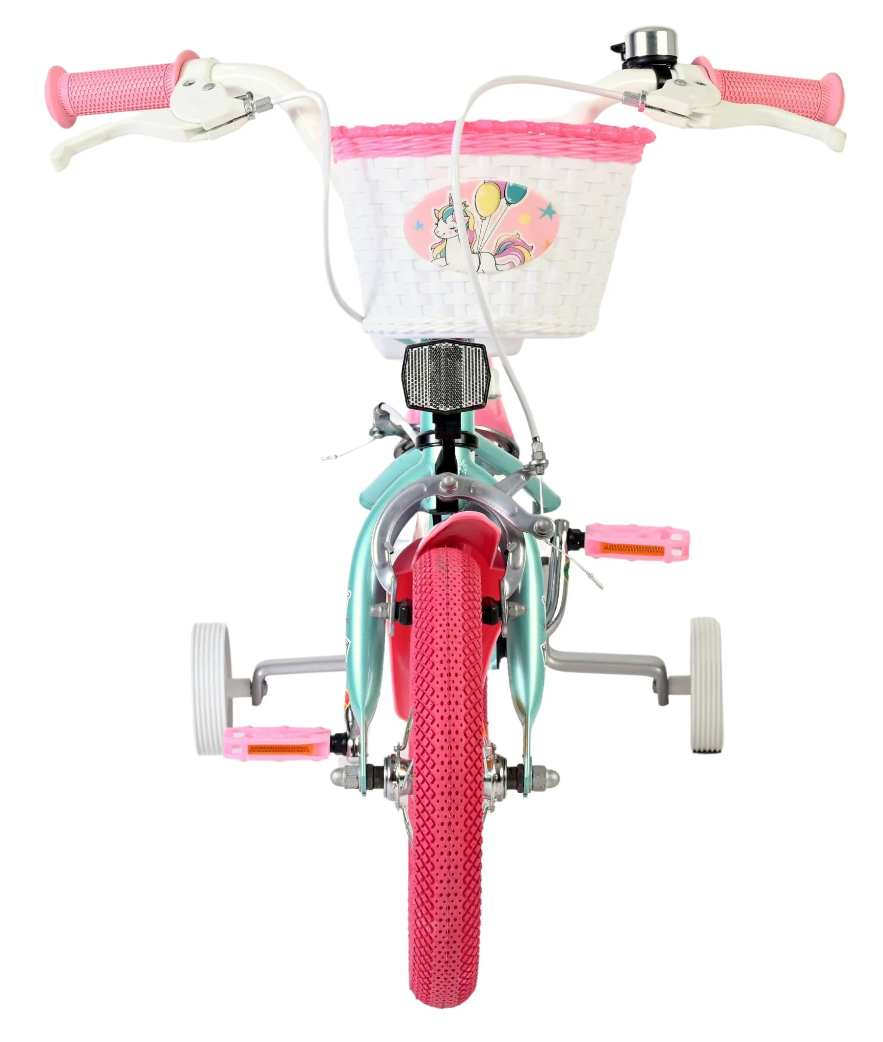 Volare Unicorn Kinderfiets - Meisjes - 12 inch - Groen - Twee handremmen - Image 6