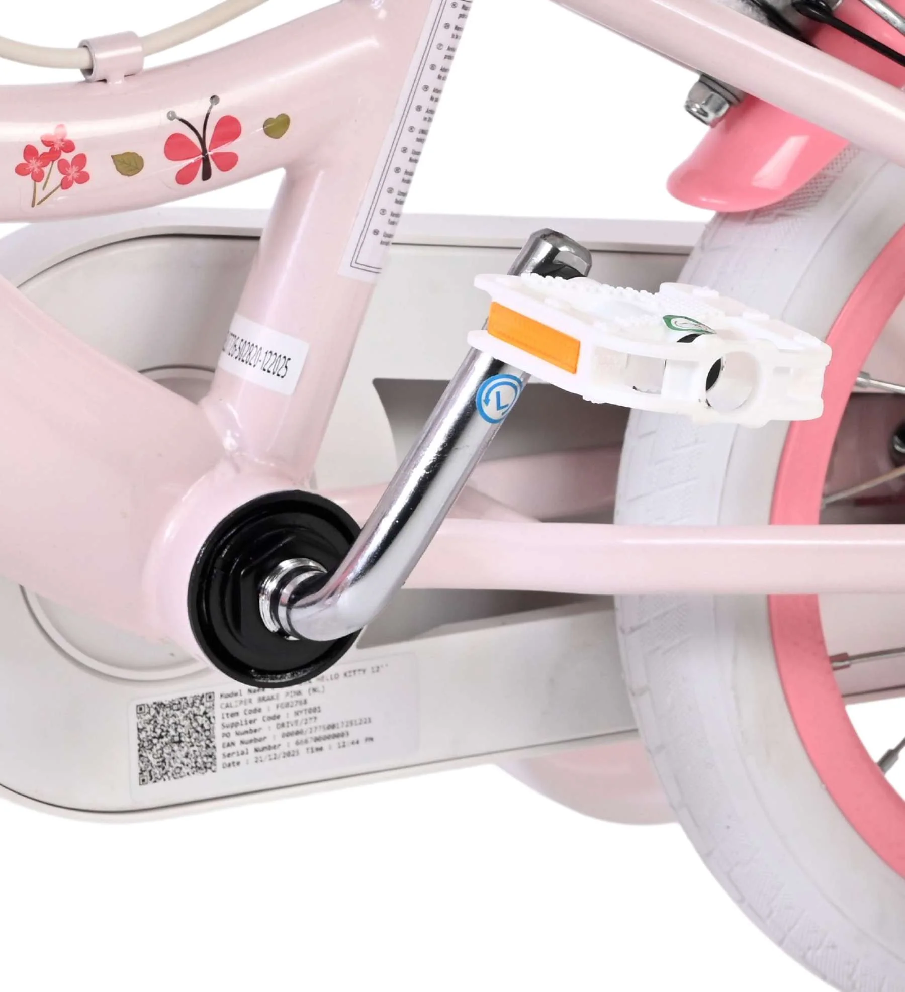 Hello Kitty Kinderfiets - Meisjes - 12 inch - Roze - Twee handremmen - Image 10