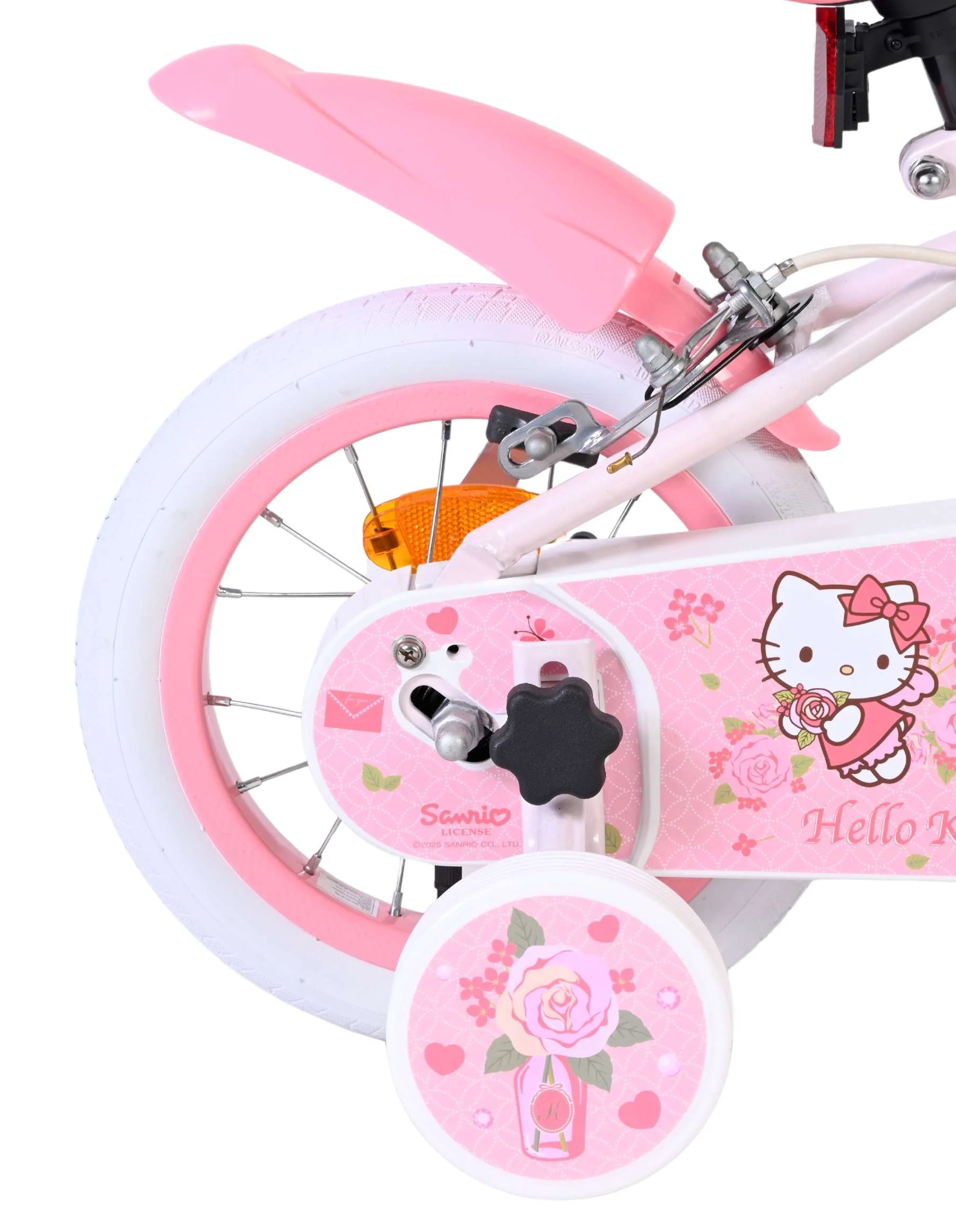 Hello Kitty Kinderfiets - Meisjes - 12 inch - Roze - Twee handremmen - Image 3