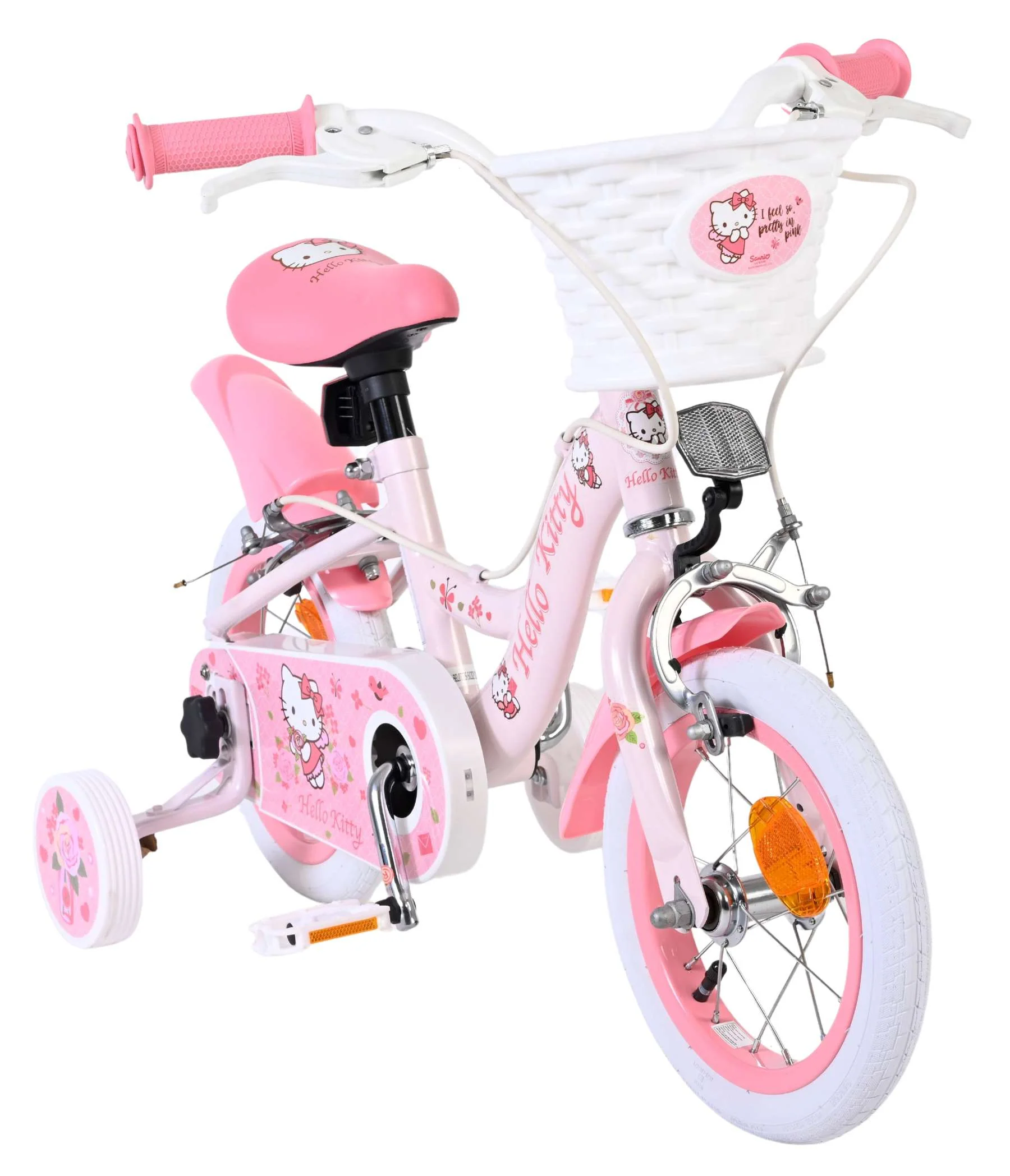 Hello Kitty Kinderfiets - Meisjes - 12 inch - Roze - Twee handremmen - Image 6