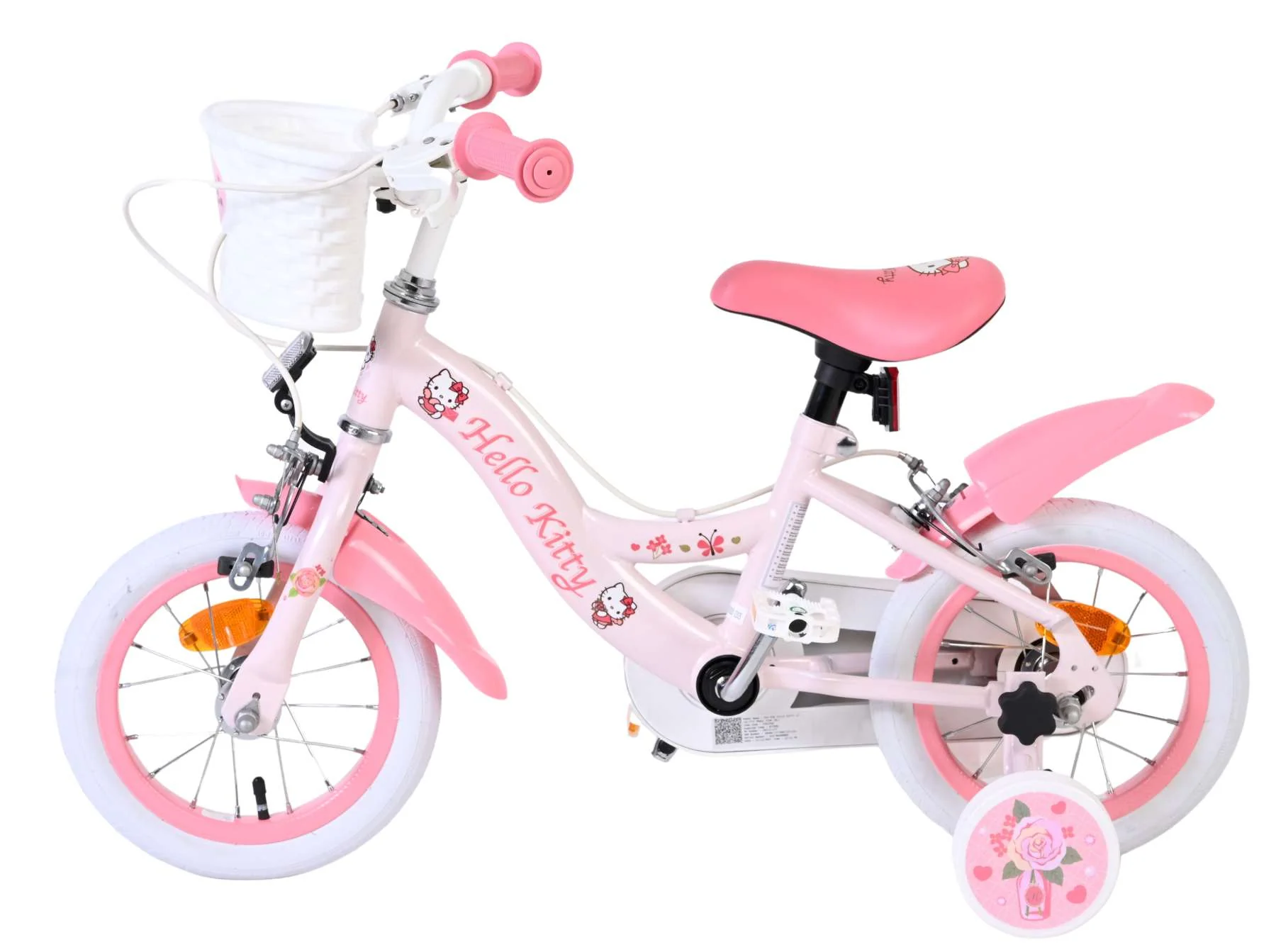 Hello Kitty Kinderfiets - Meisjes - 12 inch - Roze - Twee handremmen - Image 8
