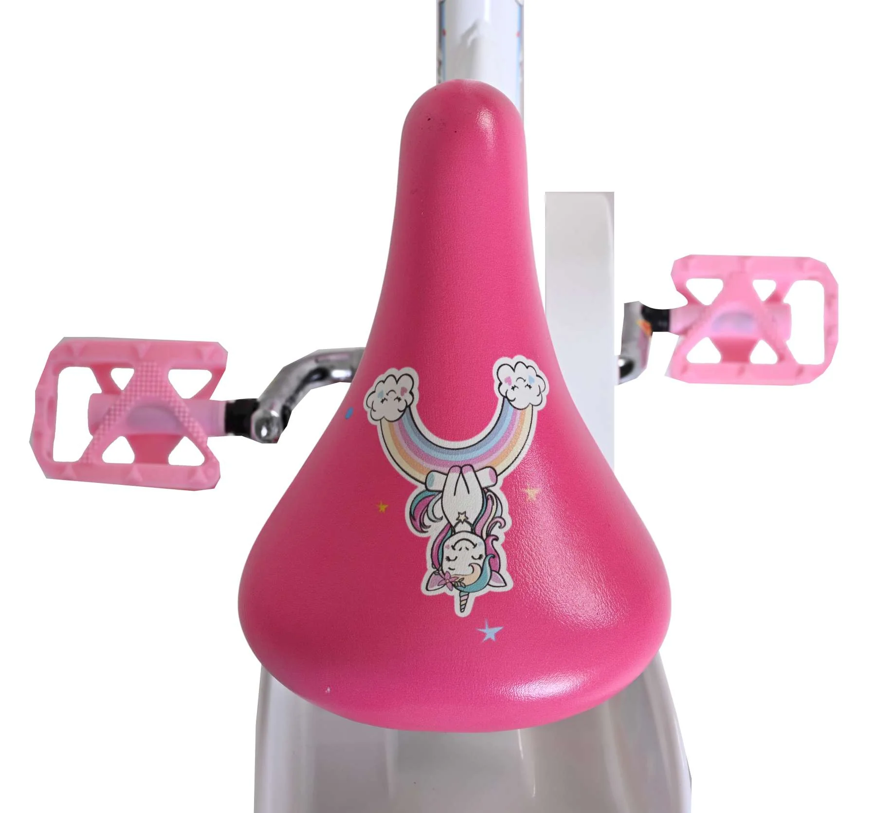 Volare Unicorn Kinderfiets - Meisjes - 12 inch - Wit OUTLET - Image 4