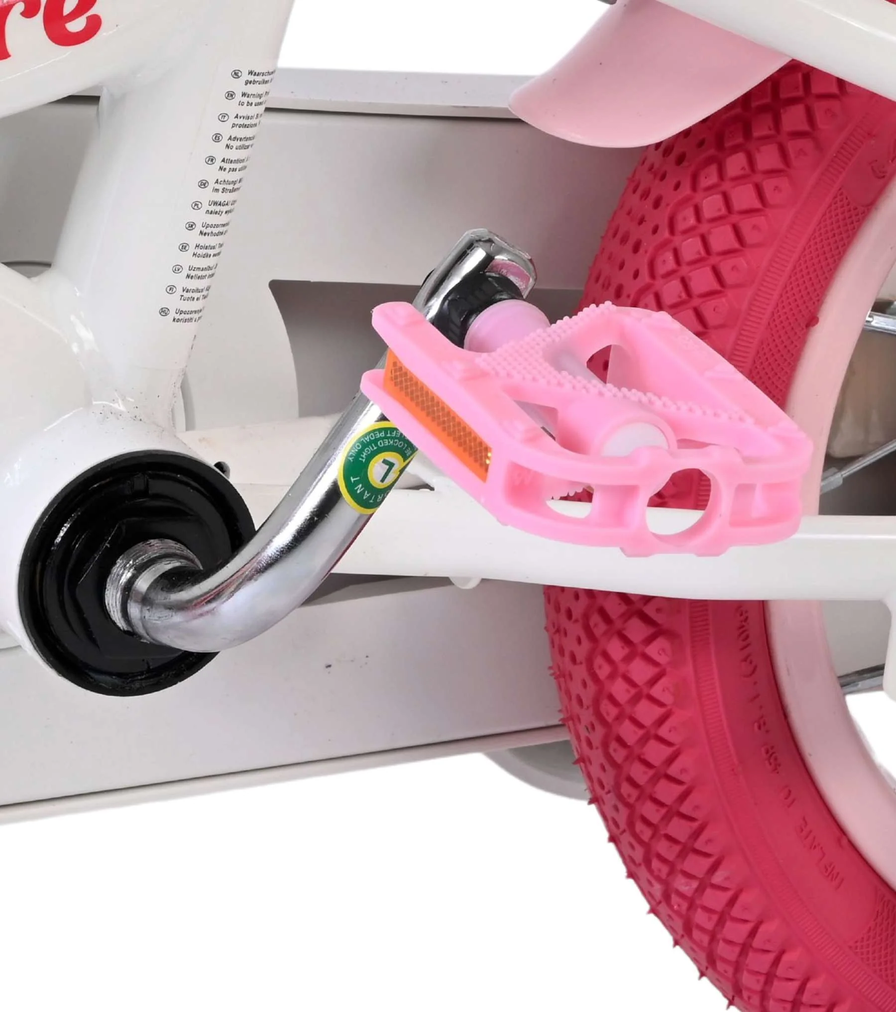 Volare Unicorn Kinderfiets - Meisjes - 12 inch - Wit OUTLET - Image 9