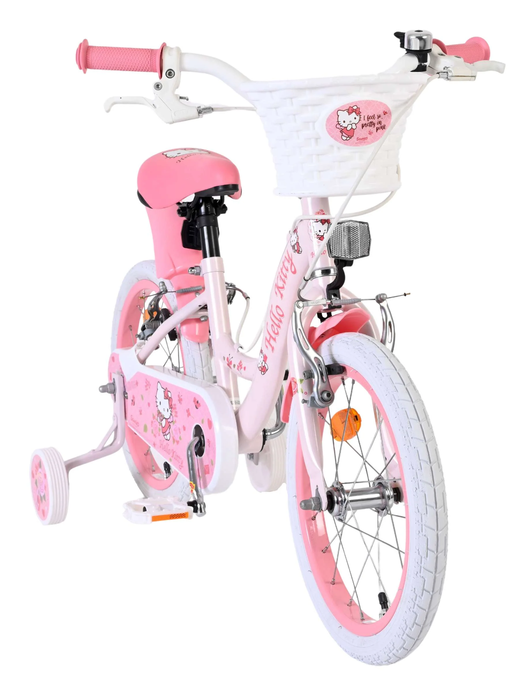 Hello Kitty Kinderfiets - Meisjes - 16 inch - Roze - Twee Handremmen - Image 5