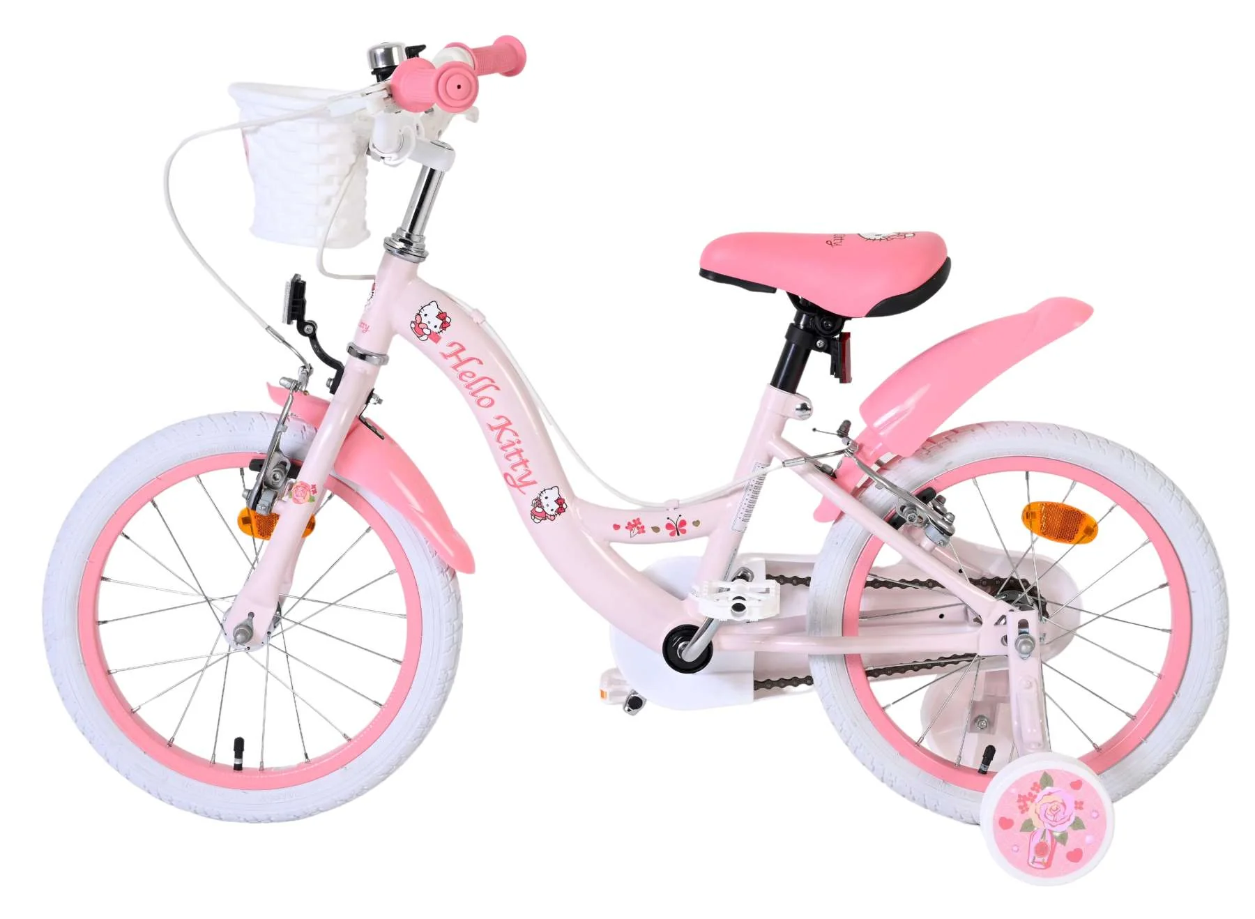 Hello Kitty Kinderfiets - Meisjes - 16 inch - Roze - Twee Handremmen - Image 7