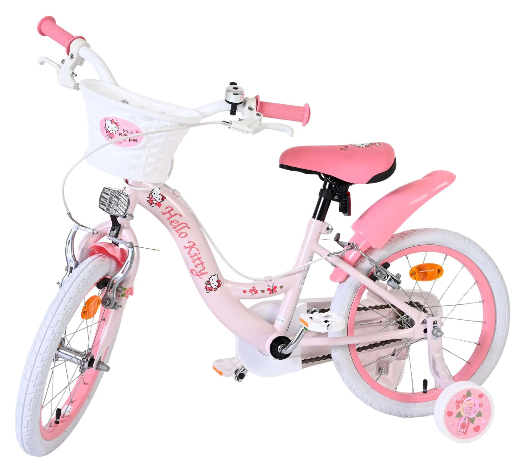 Hello Kitty Kinderfiets - Meisjes - 16 inch - Roze - Twee Handremmen - Image 8