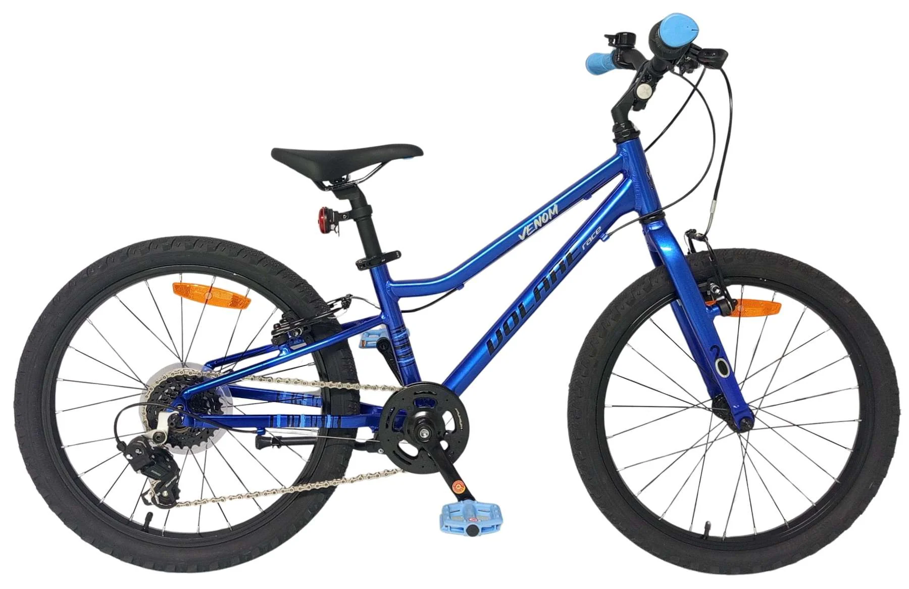 Volare Venom Kinderfiets - Jongens - 16 inch - Blauw- Twee Handremmen