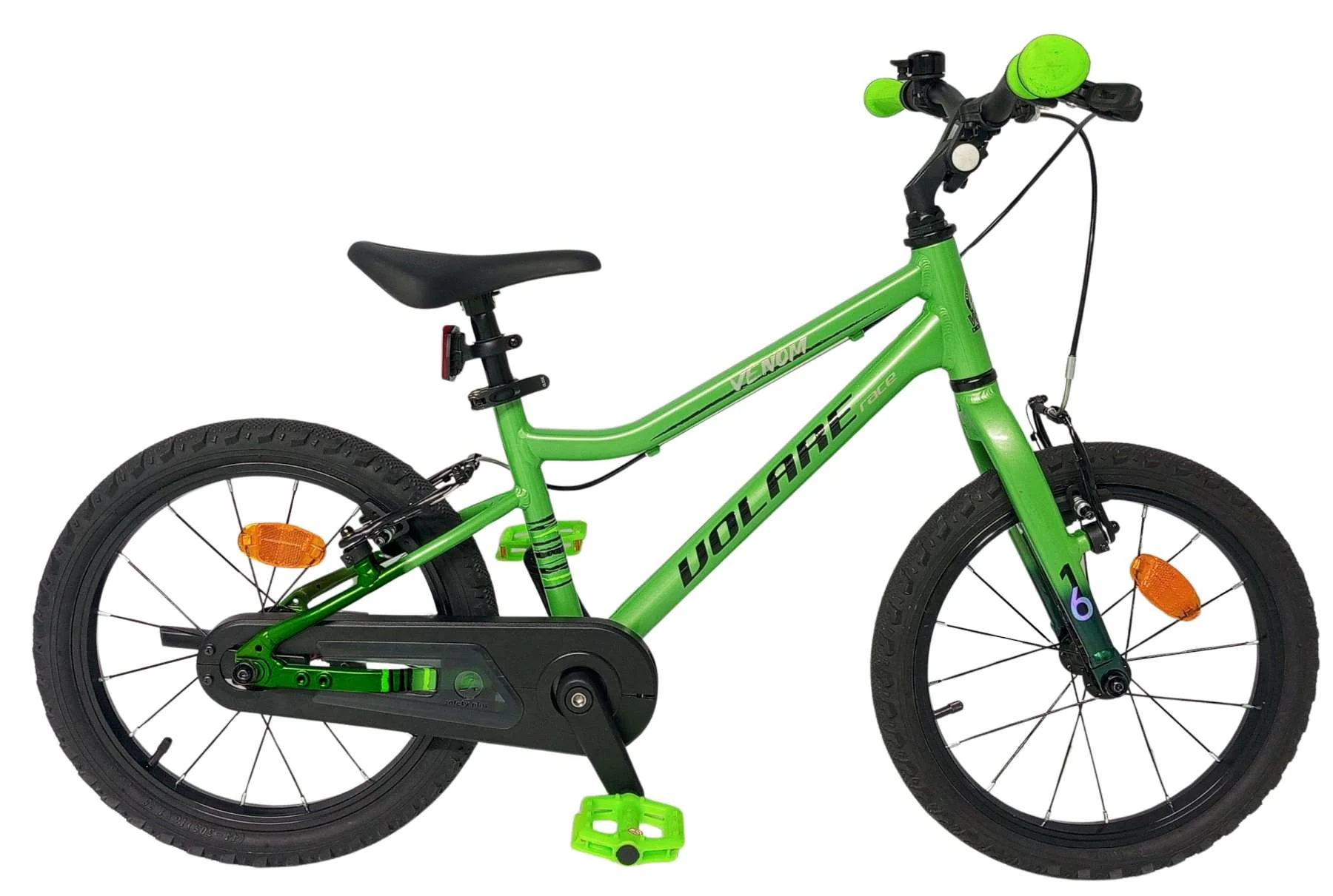 Volare Venom Kinderfiets - Jongens - 20 inch - Groen - Twee handremmen
