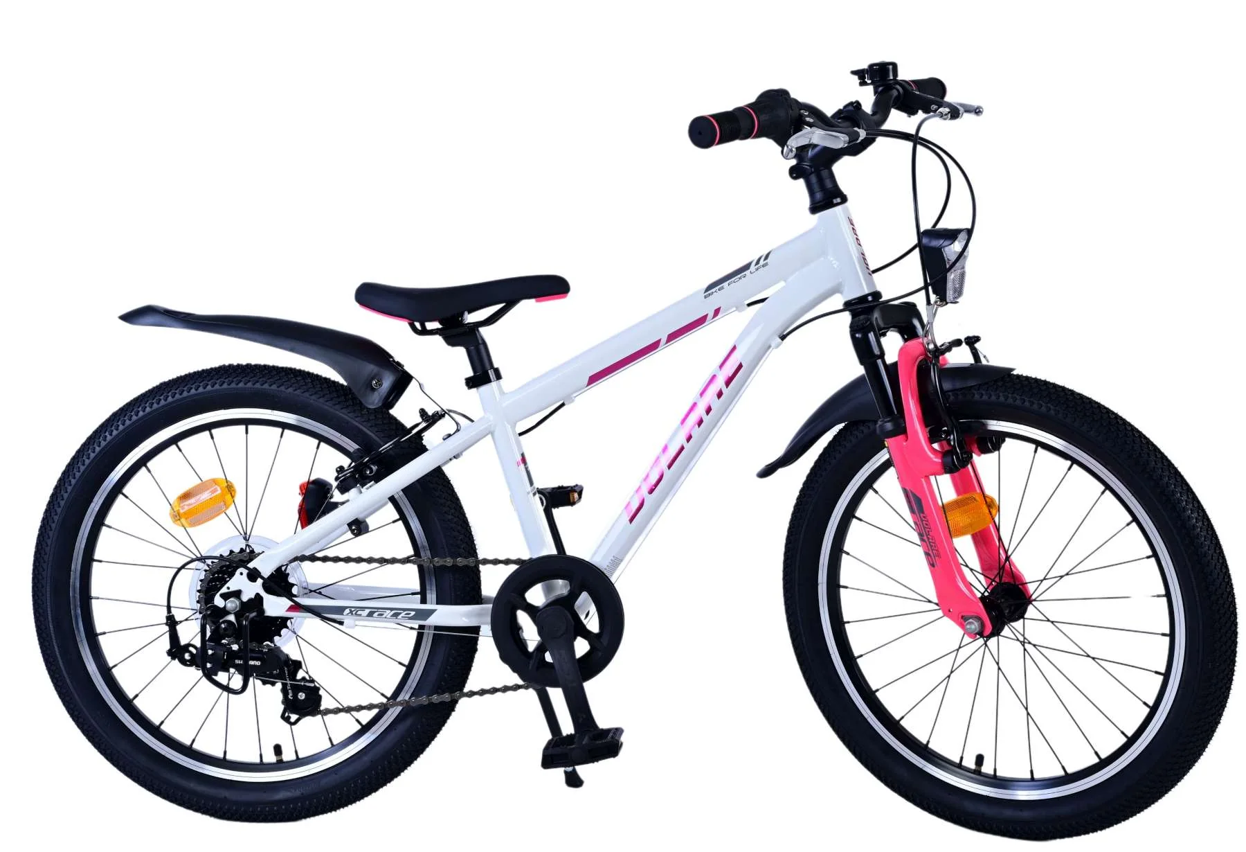 Volare XC Race Kinderfiets - 20 inch - 7 speed - Wit Roze - Image 11
