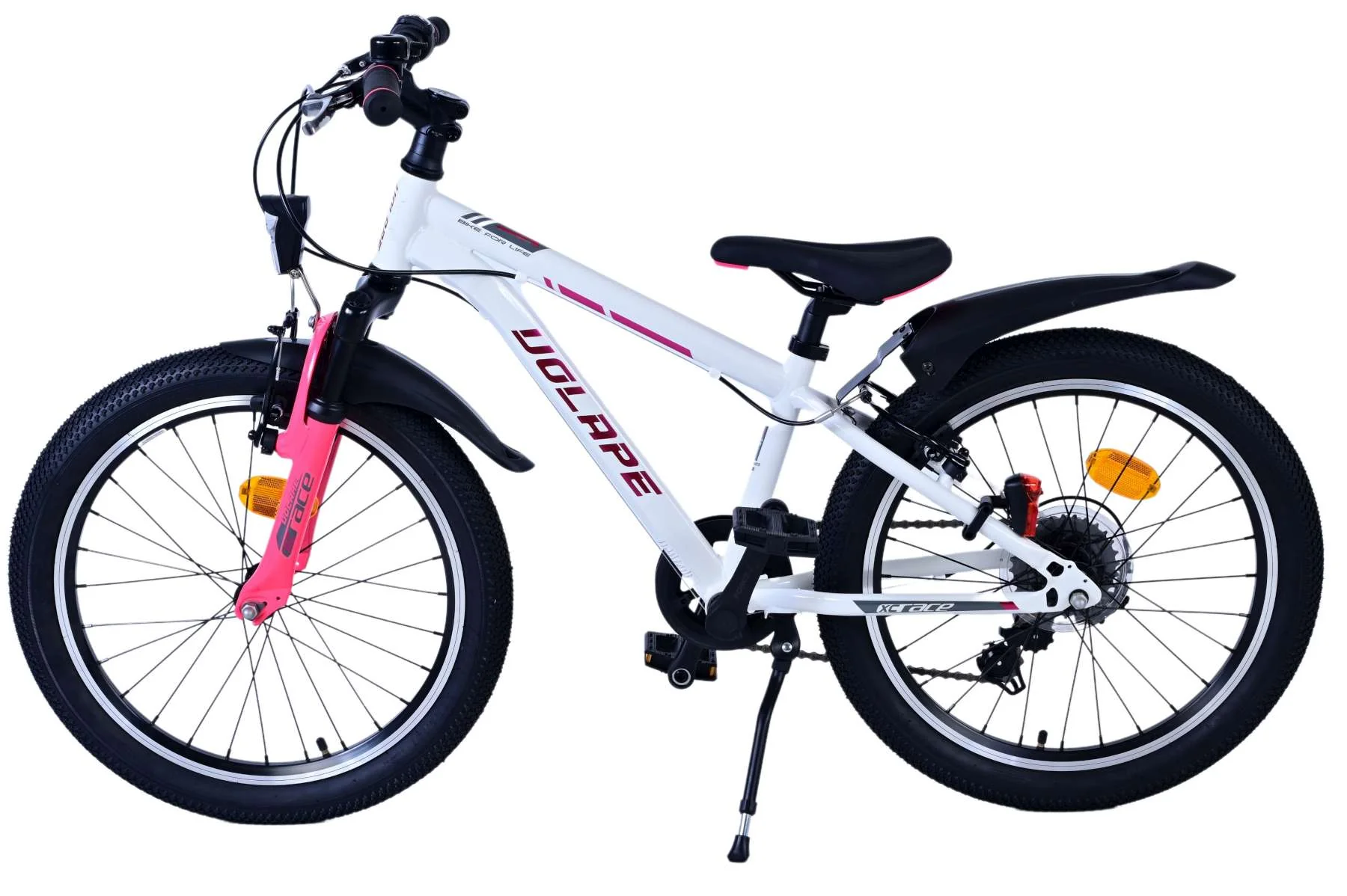 Volare XC Race Kinderfiets - 20 inch - 7 speed - Wit Roze - Image 8