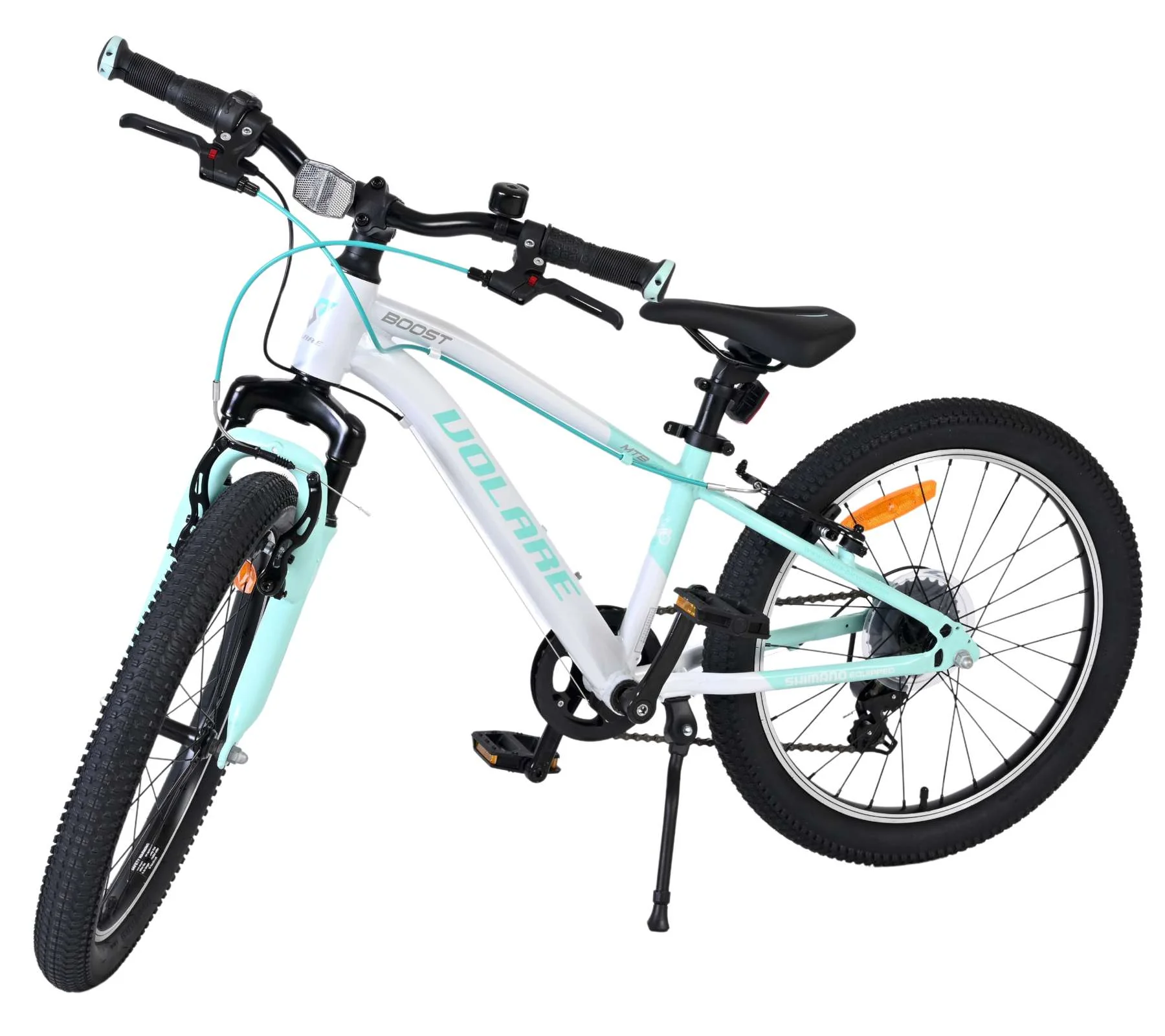 Volare Boost Kinderfiets - 20 inch - 7 Speed - Wit/Mintgroen - Image 10