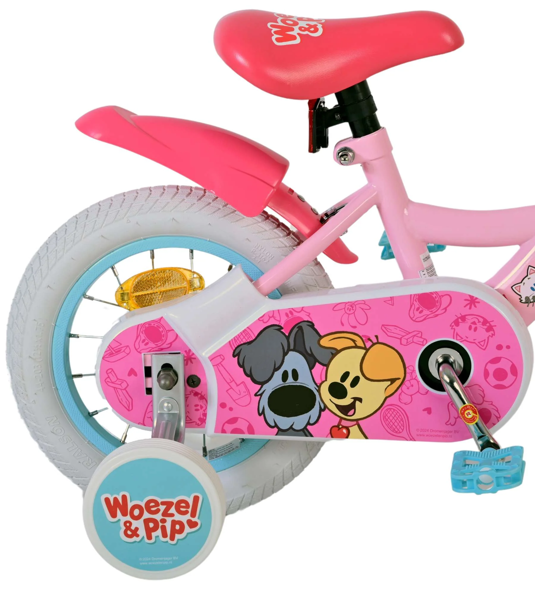 Woezel & Pip Kinderfiets - Meisjes - 12 inch - Roze - Image 3