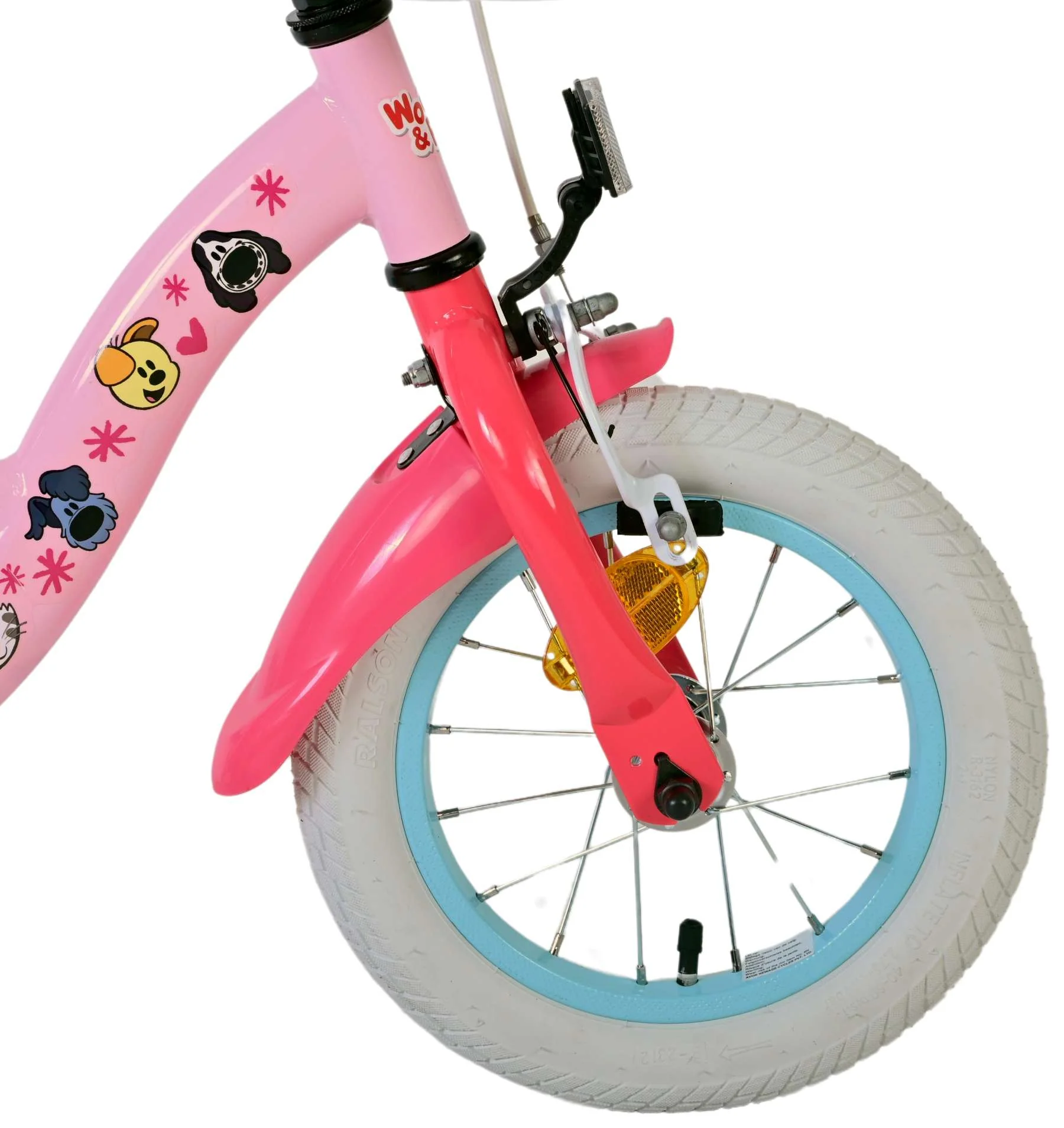 Woezel & Pip Kinderfiets - Meisjes - 12 inch - Roze - Image 4
