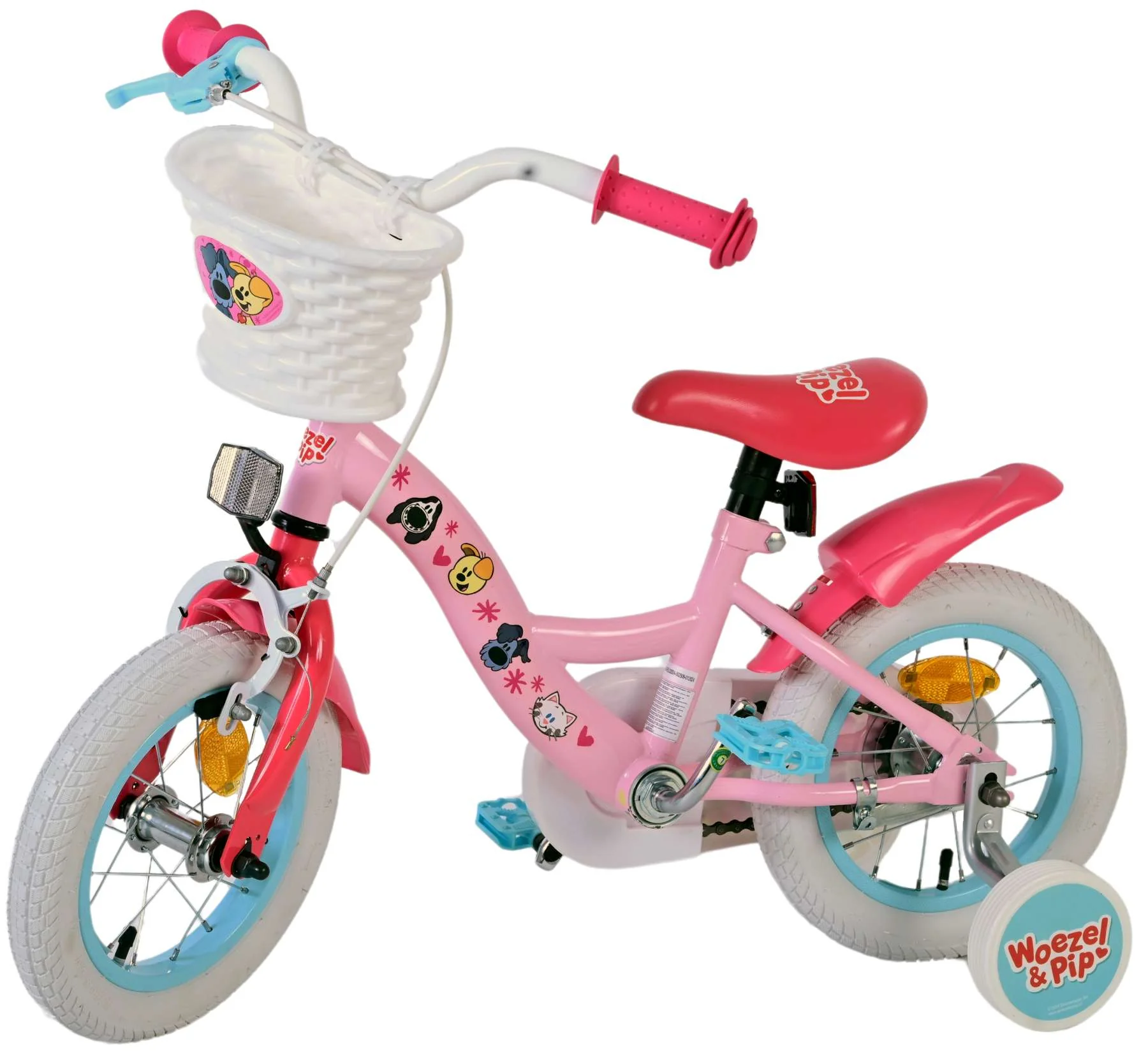 Woezel & Pip Kinderfiets - Meisjes - 12 inch - Roze - Image 9